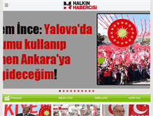 Tablet Screenshot of halkinhabercisi.com